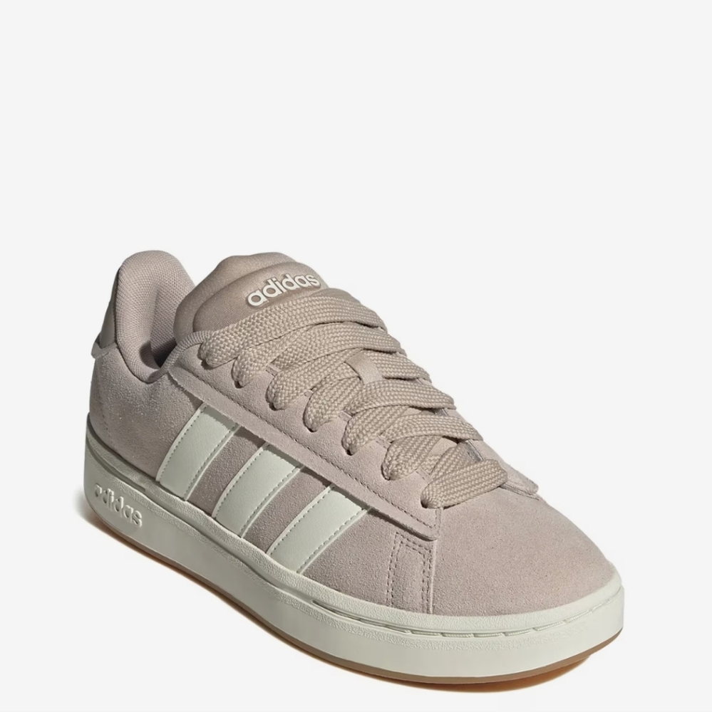 Adidas Light Tan Sneakers with White Accents
